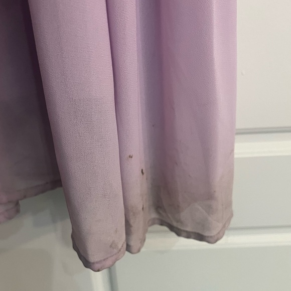 Purple One Shoulder Shein Formal Dress - Picture 7 of 7